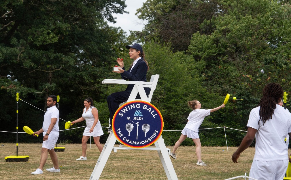 Clarion Creates The Best Value Entertainment in SW19 With The Launch of Aldi’s Swing Ball Championships