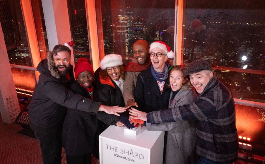We Switched on The Shard Lights Annual Festive Display