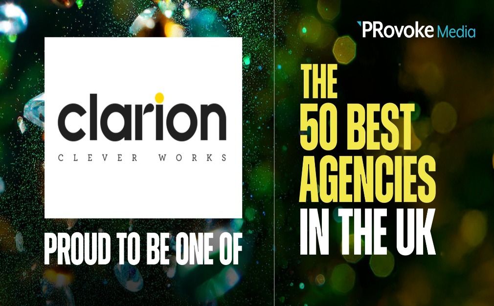 Clarion named in Top 50 UK PR Agencies list