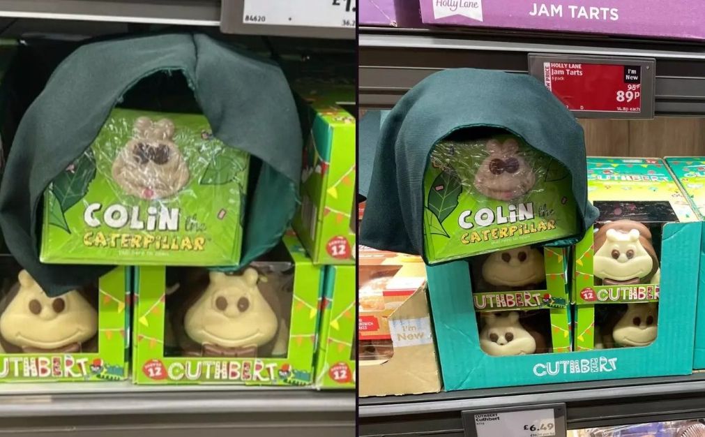 Colin the Caterpillars, a Marks and Spencer staple, started appearing in Aldi supermarkets